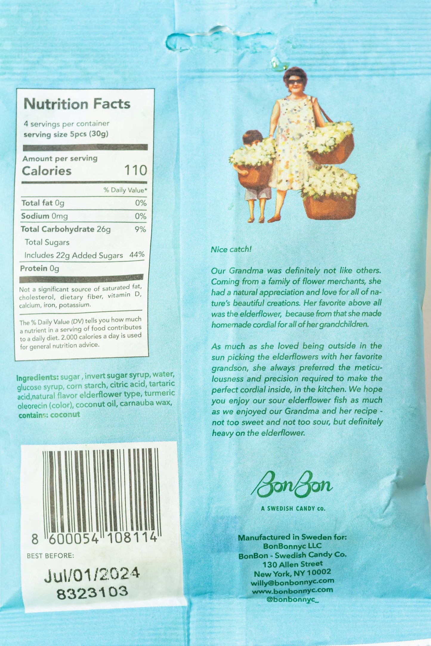 BonBon - Sour Elderflower Fish