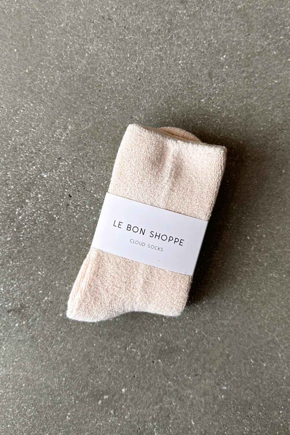 Cloud Socks: Ecru