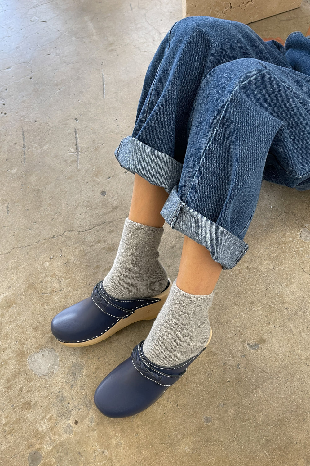 Cloud Socks: Heather Grey