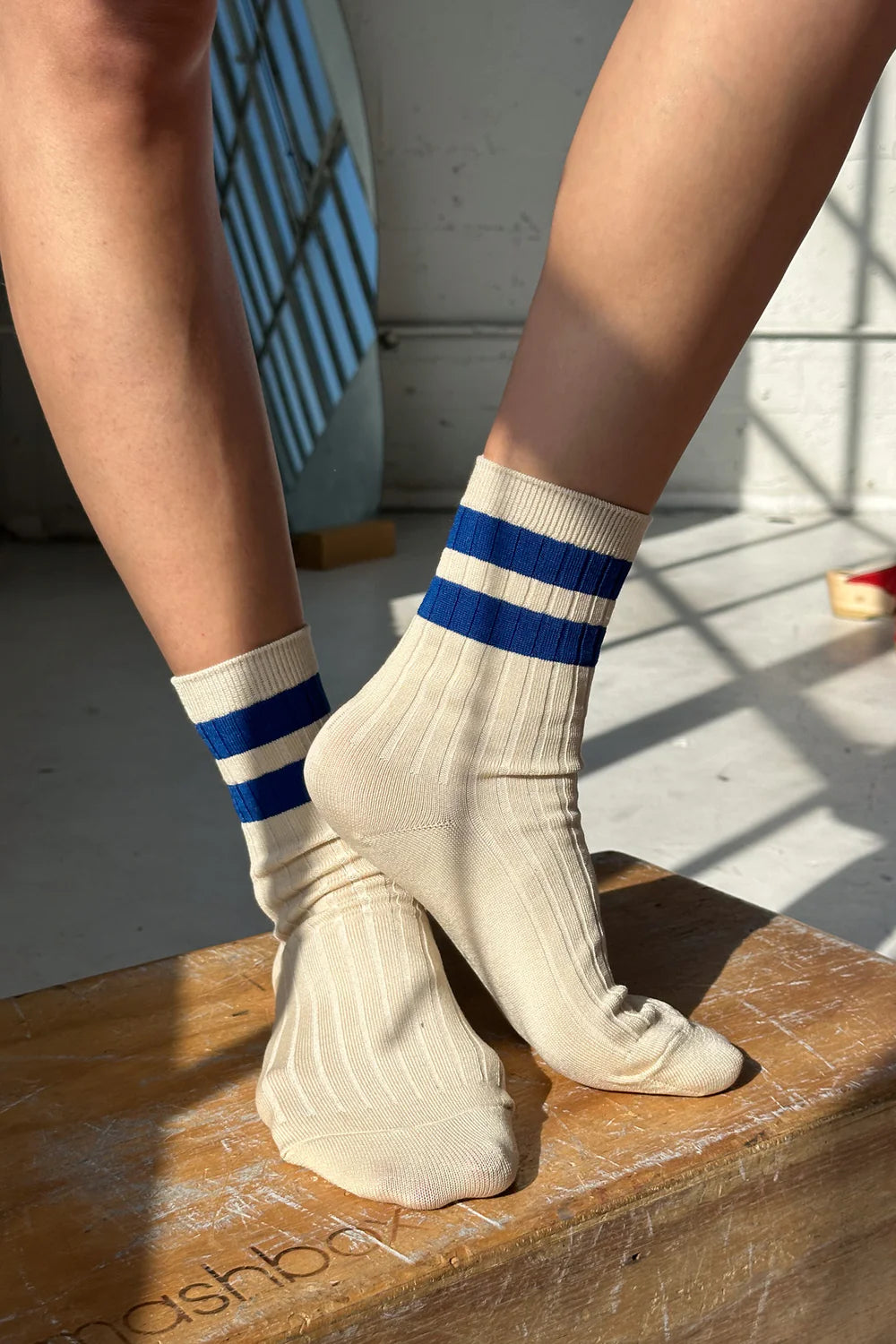 Her Socks - Varsity: Azure