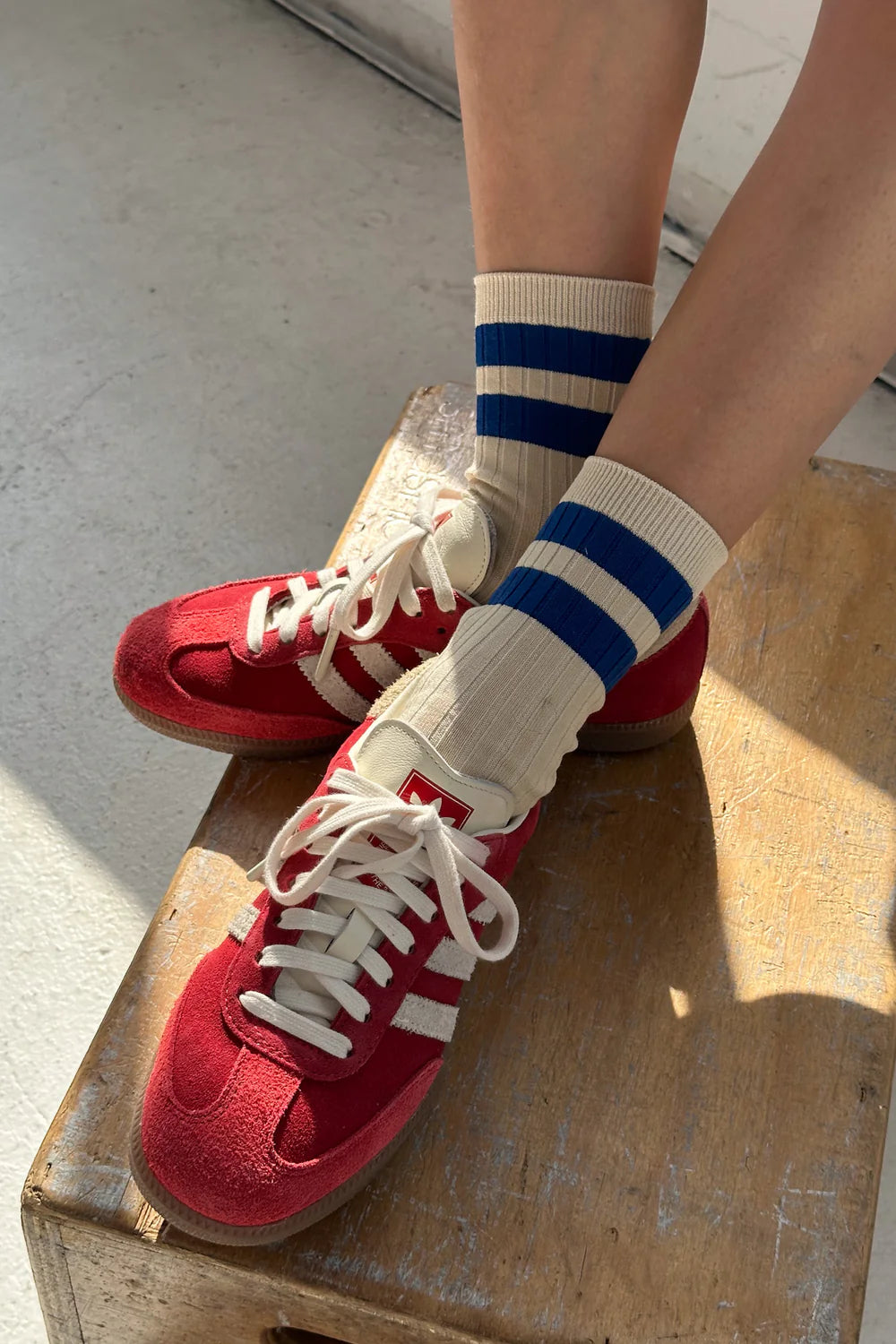 Her Socks - Varsity: Azure