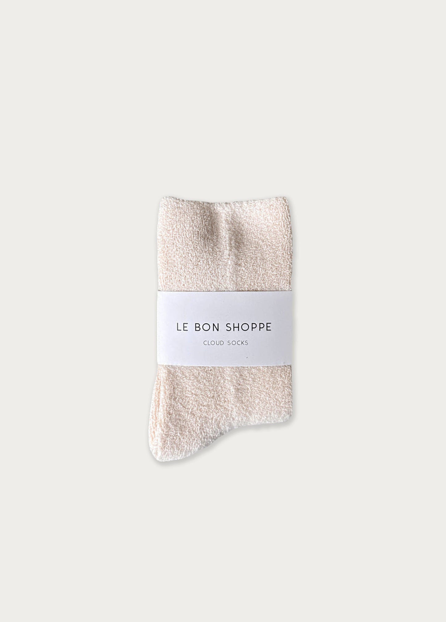 Cloud Socks: Ecru