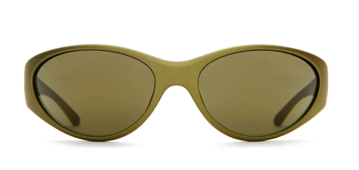 The Warp Zone - Metallic Olive / Emerald Mirror