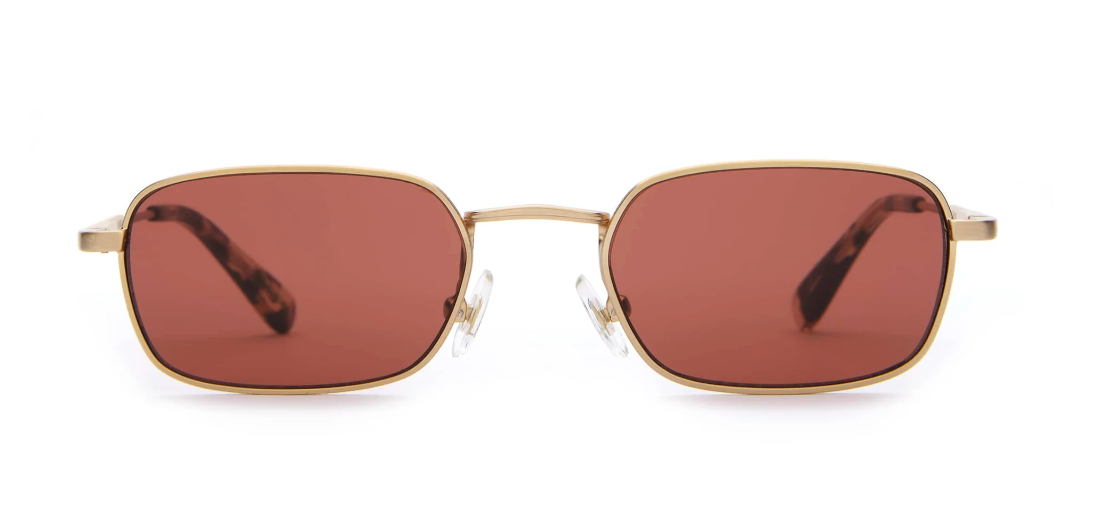 The Nu Bloom - Rosewood - Matte Warm Gold / Desert Tortoise Bio / Rosewood