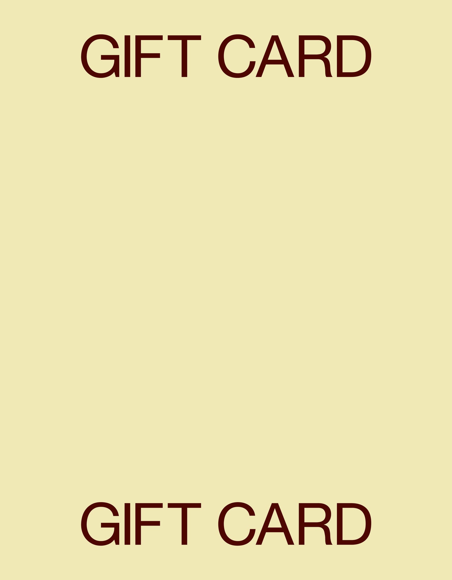 TGR GIFT CARD