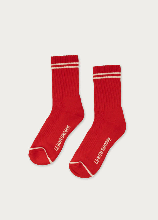 Boyfriend Socks: Red