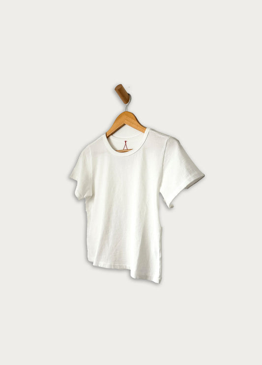 The Little Boy Tee: Vintage White