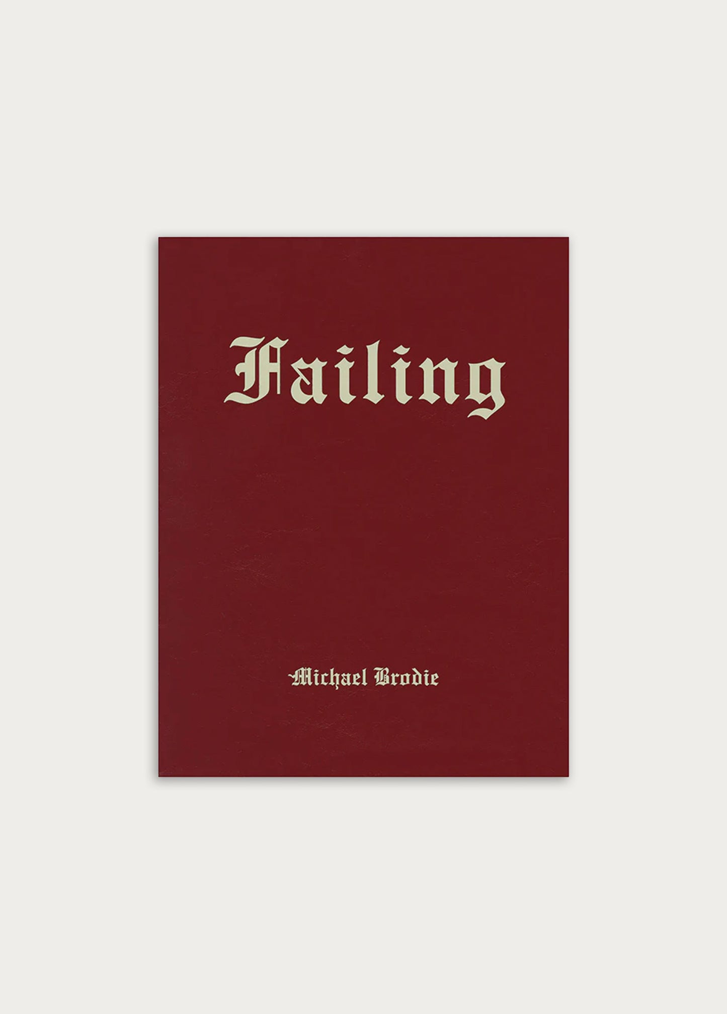 Michael Brodie: Failing